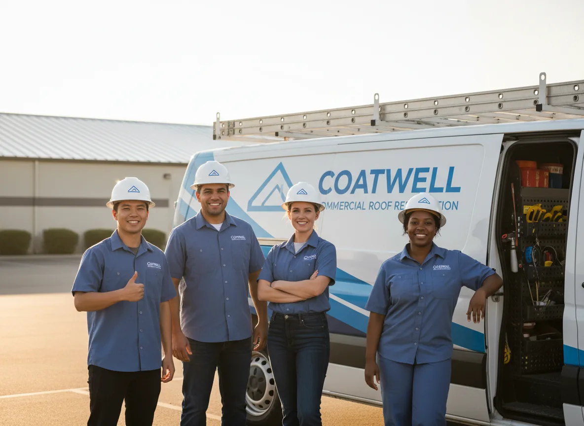 Commercial roof coating company in Calliham, TX